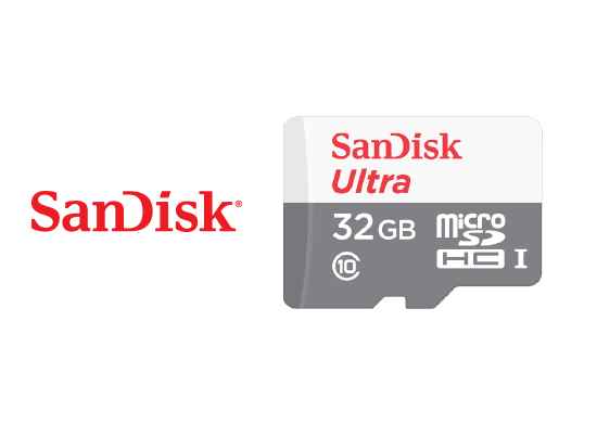 32 GB MicroSD CL10 Sandisk