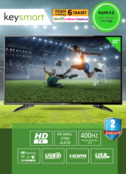 32” Uydu Alıcılı Televizyon Keysmart