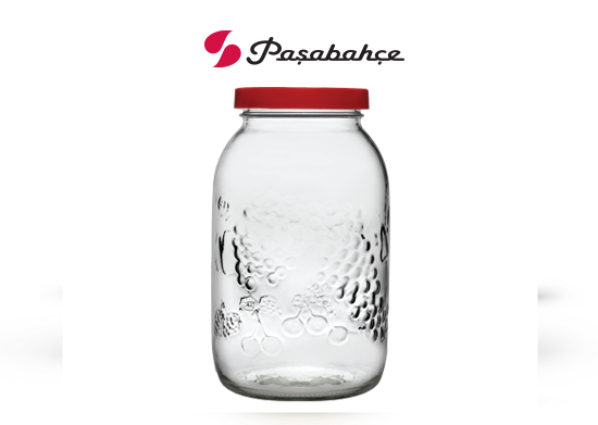 Gravürlü Kavanoz ~3 lt