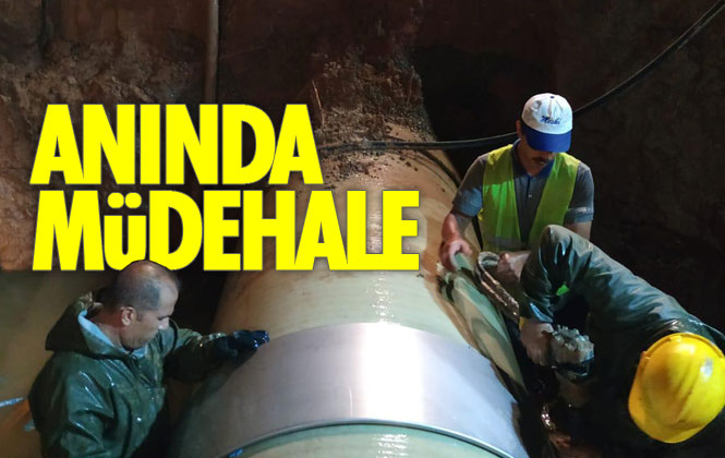 MESKİ’nin Anında Müdahalesiyle Su Kesintisi Yaşanmadı