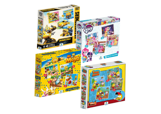 Lisanslı 4'lü Puzzle