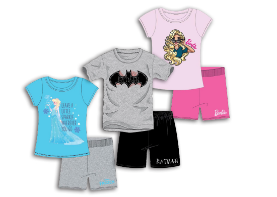 Lisanslı Şort Takımı Kız-Erkek Çocuk