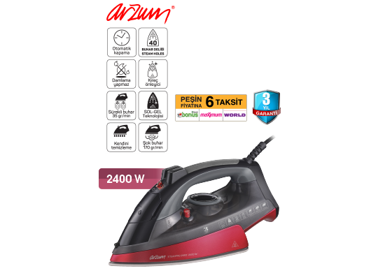 Arzum Buharlı Ütü STEAMPRO2002