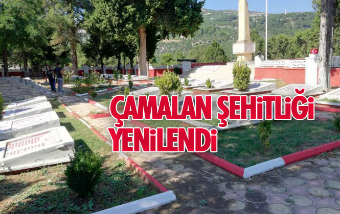 Mersin Büyükşehir Belediyesinden Şehitlerin Anısına Çamalan Şehitliğinde Anlamlı Çalışma