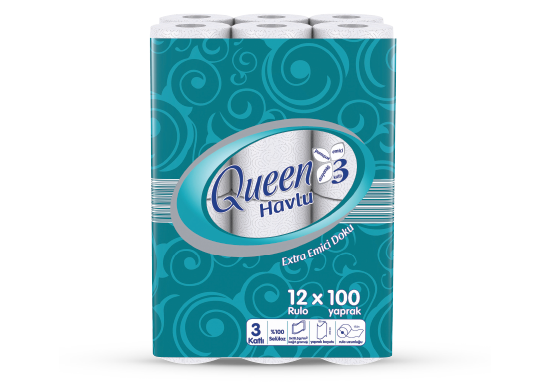 Kağıt Havlu Quenn 12 Rulo