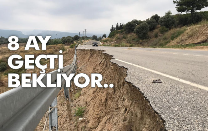 Tarsus - Çamlıyayla Yolunda Meydana Gelen Çökmenin Ardından 8 Ay Geçti!