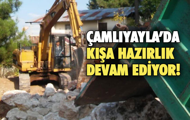 Mersin Çamlıyayla Atdağı’ndaki Yolların Bakım ve Onarımı Yapılıyor