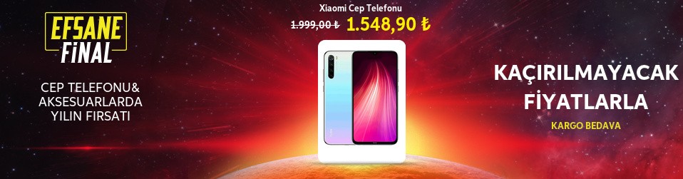 Cep Telefonu & Aksesuarlarda Yılın Fırsatı - Xiaomi Cep Telefonu İndirimi