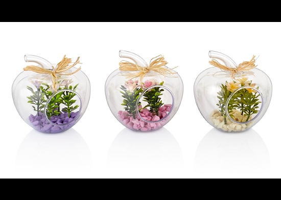 Şeffaf Balkabağı Dekoratif Süs