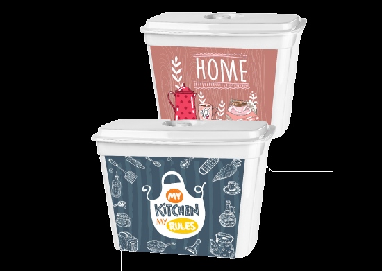 Kapaklı Çöp Kovası