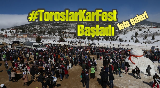 Mersin’in İlk Kar Festivali Toroslar Belediyesi Tarafından Arslanköy’de Gerçekleşiyor