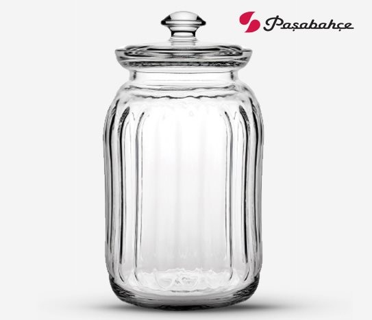 PaşabahçeKüçük Boy Kapaklı Cam Kavanoz