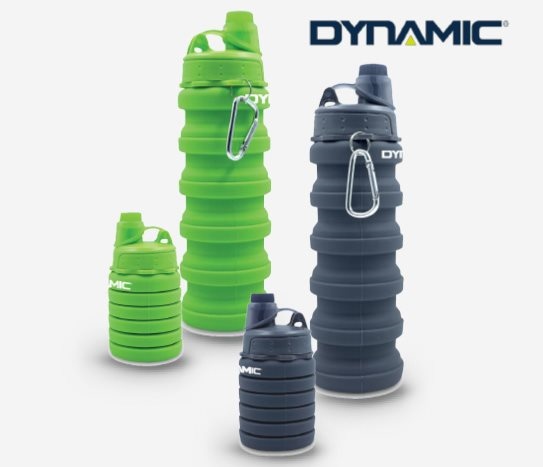 DynamicSilikon Katlanabilir Kancalı Matara