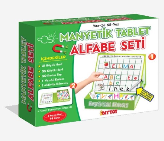 Manyetik Tablet Alfabe Seti