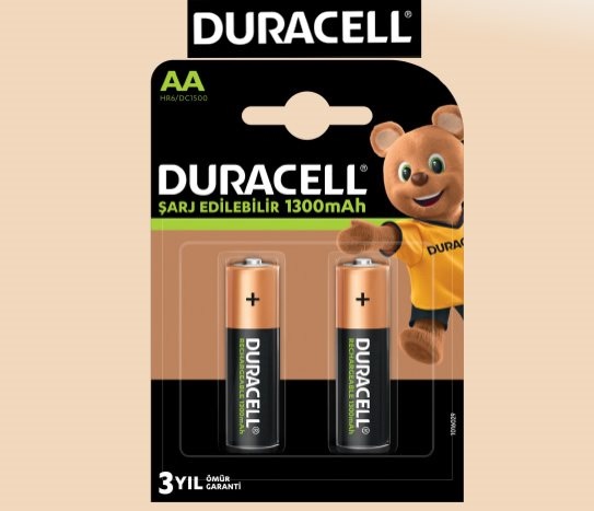 Duracell2’li Şarjlı Pil AA