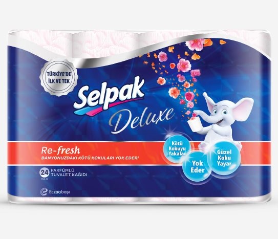 Selpak Deluxe24’lü 3 Katlı Parfümlü Tuvalet Kağıdı