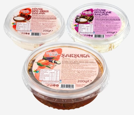 Mezemar Dövme Patlıcan-Dövme Közbiber-Şakşuka