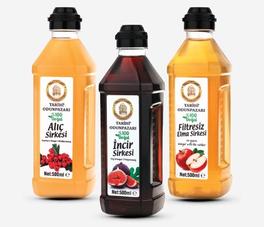 Tarihi OdunpazarıFiltresiz Elma / Alıç / İncir Sirkesi