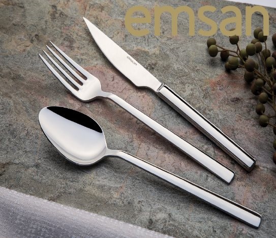 Emsan30 Parça Çatal Kaşık Bıçak Takımı