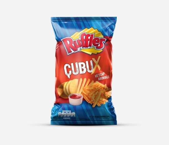 RufflesÇubux Ketçap Aromalı Cips