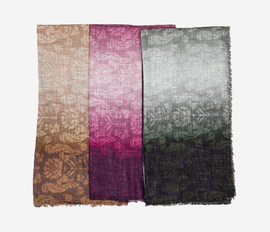 İki Renkli Kare Şal Bayan