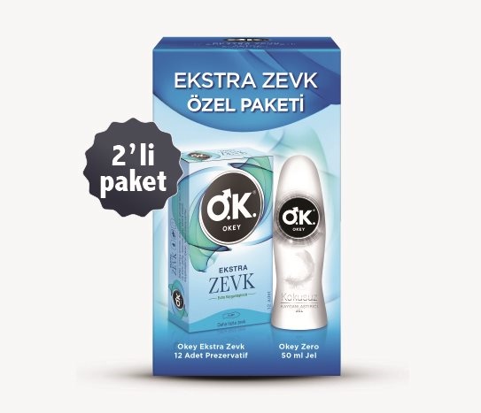 OkeyPrezervatif 12’li+ Kayganlaştırıcı Jel 50 ml