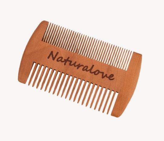 NaturaloveÇift Taraflı Ahşap Tarak