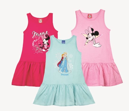 Lisanslı Kız Çocuk Elbise