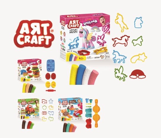 Artcraft4’lü Oyun Hamuru Seti