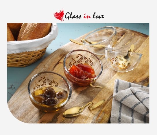 Glass in Love - Şık Tatlı Seti