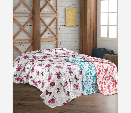 Tek Kişilik Baskılı Pike