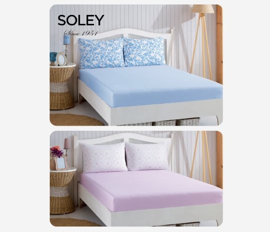 Soley - Çift Kişilik Çarşaf Yastık Takımı