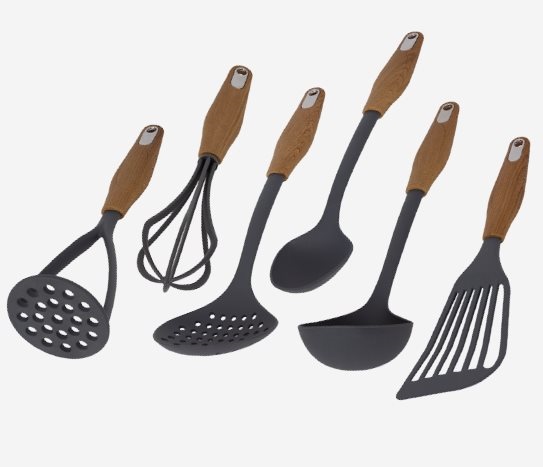 Ahşap Görünümlü Mutfak Gereçleri