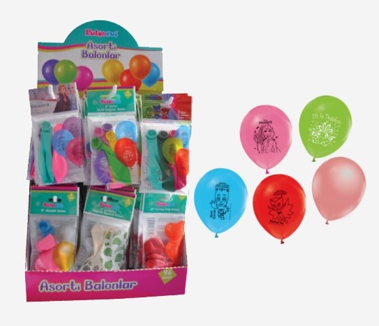 Balon Evi - Balon Çeşitleri