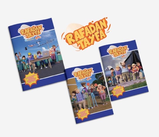 Rafadan Tayfa Boyama ve Sticker Kitabı