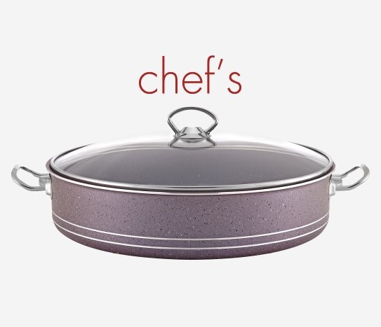 Chef's - Granit Efektli Karnıyarık Tenceresi