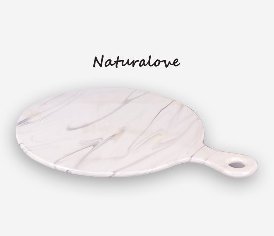 Naturalove - Yuvarlak Sunum Tablası