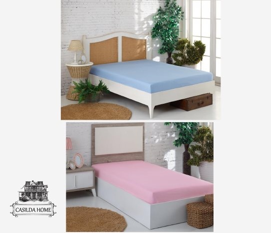 Casilda Home - Tek Kişilik Fitted Penye Çarşaf