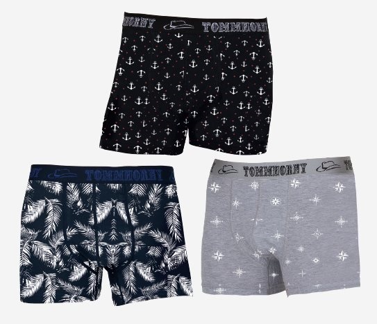 Form Time - Desenli Erkek Boxer