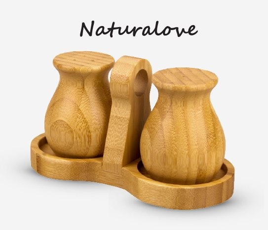 Naturalove - Bambu Tuzluk Biberlik