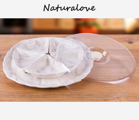 Naturalove - Mermer Desenli Kahvaltılık