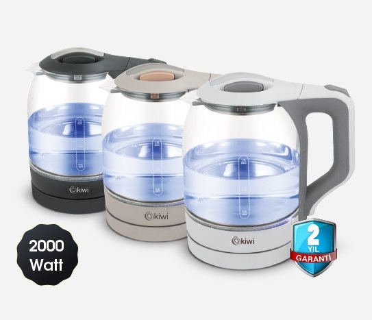 Işıklı Cam Kettle