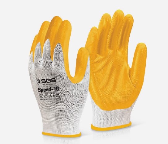 Nitril Kaplı Örme Eldiven