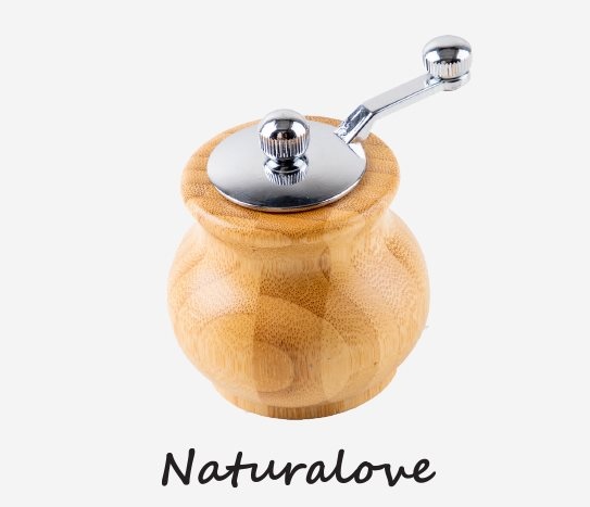 Naturalove - Bambu Baharat Öğütücü