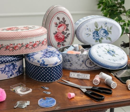 Metal Dikiş Kutusu Seti