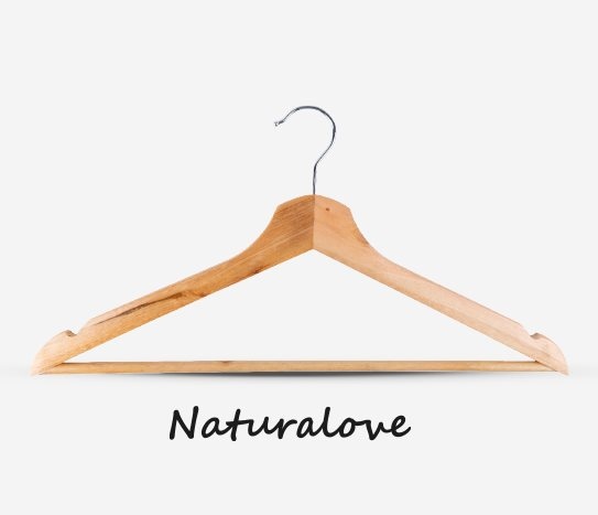 Naturalove - Tekli Ahşap Askı