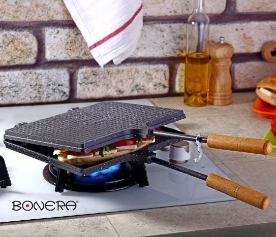 Bonera - Ocak Üstü Döküm Tost Makinesi