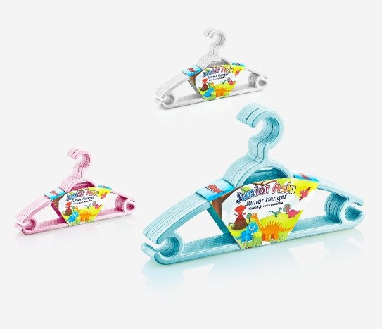 6’lı Bebek Kıyafet Askısı