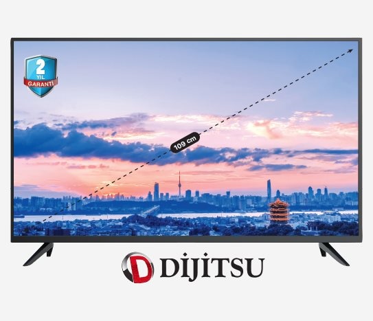 Dijitsu 43 Inç Full HD Uydu Alıcılı TV