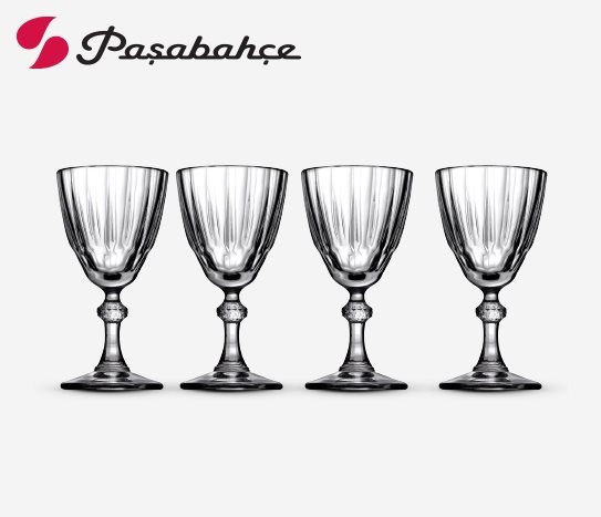 Paşabahçe - 4'lü Ayaklı Şerbet Bardağı